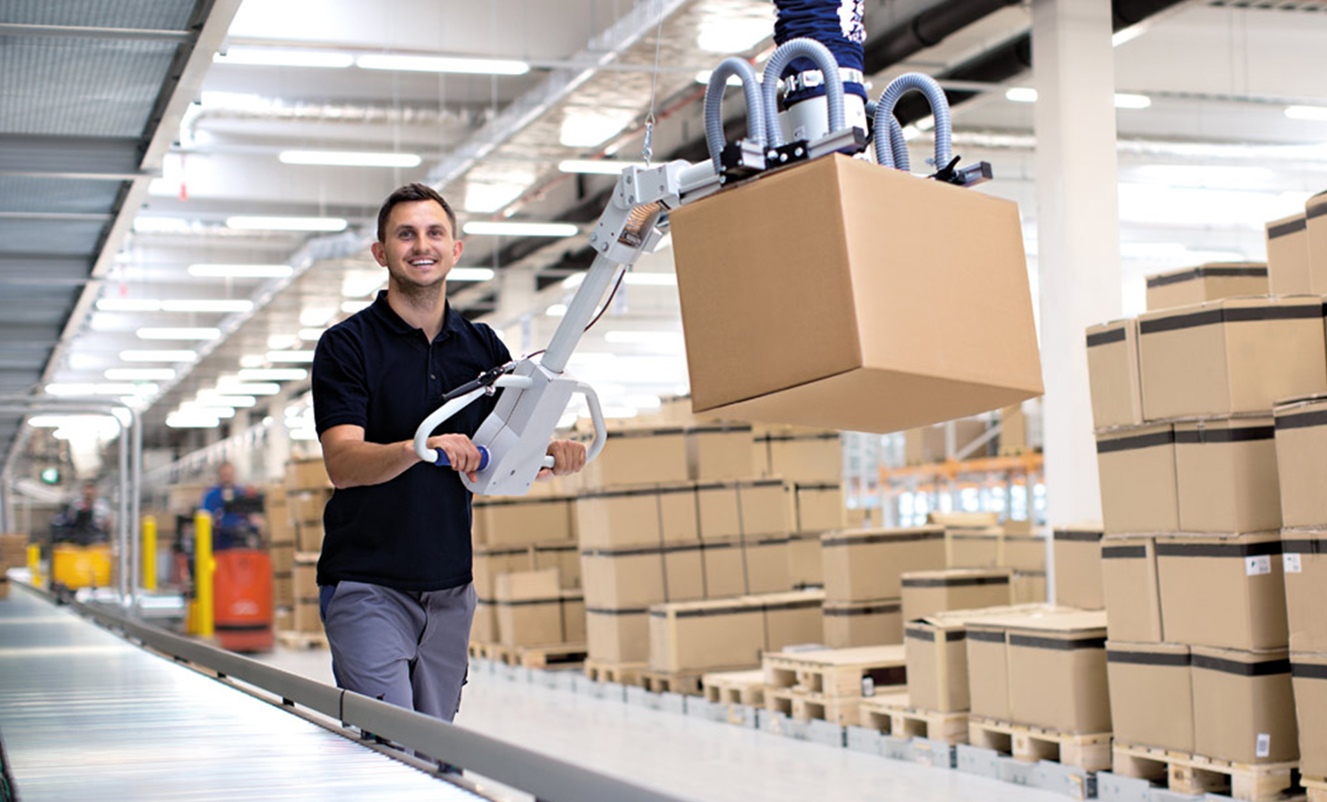 sistema di sollevamento a vuoto